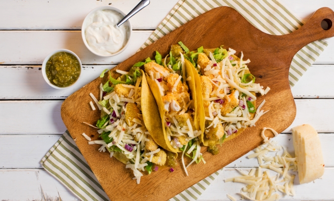 Cornmeal Crusted Fish Tacos