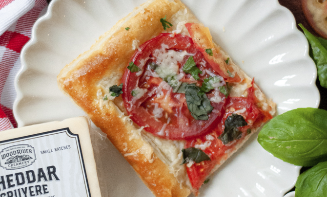 Tomato Puff Pastry Tart