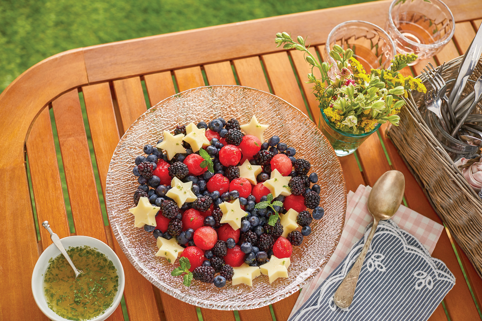 Red, White, and Blue Fruit Salad