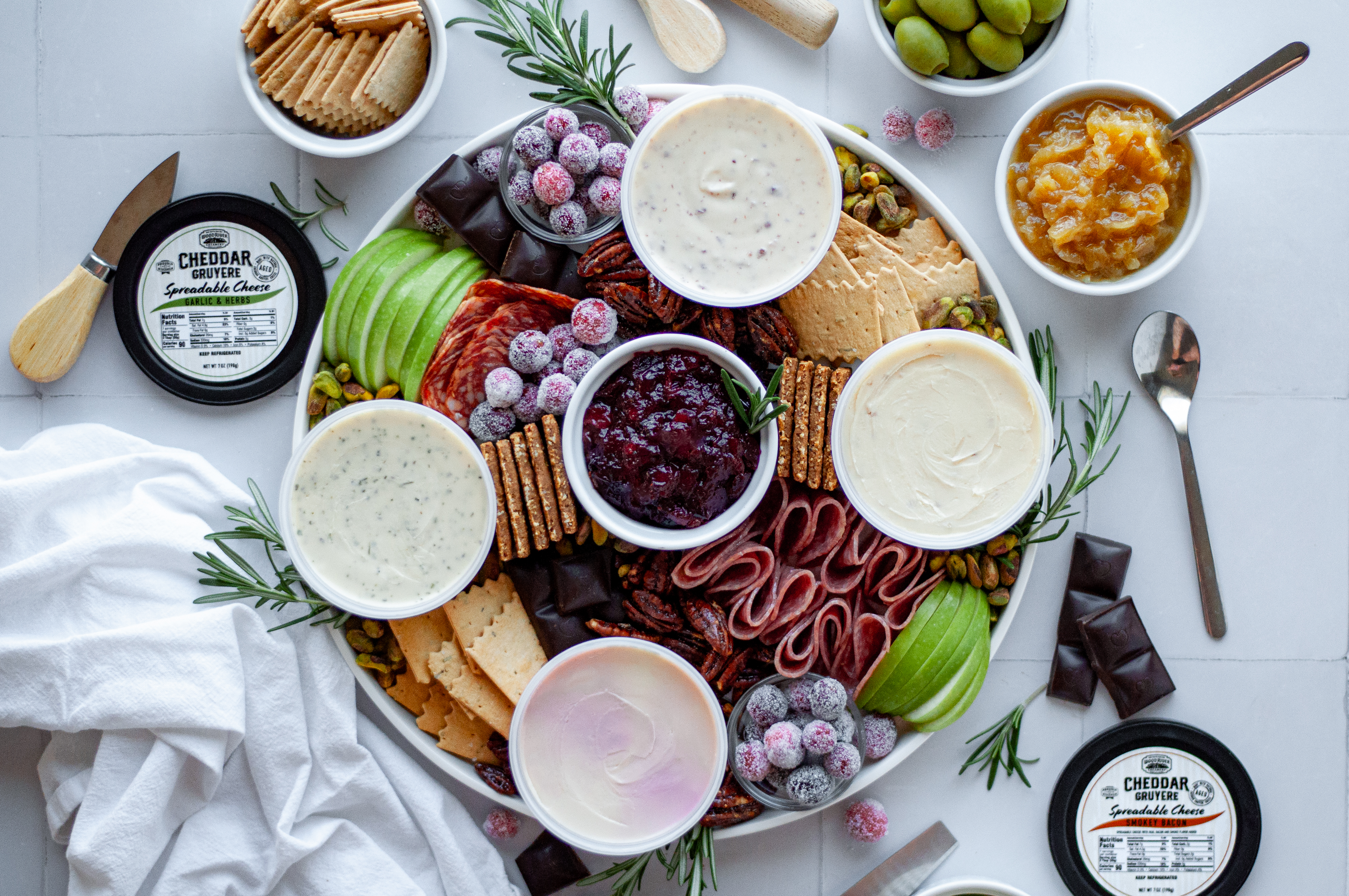 Cheddar Gruyere Spreadable Cheese